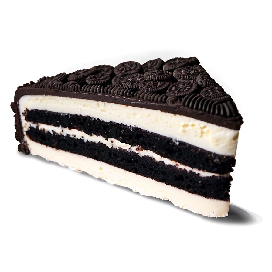 Oreo Cake Slice Png Wlf PNG Image