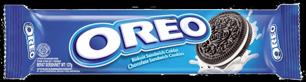 Oreo Cookie Package Design PNG Image