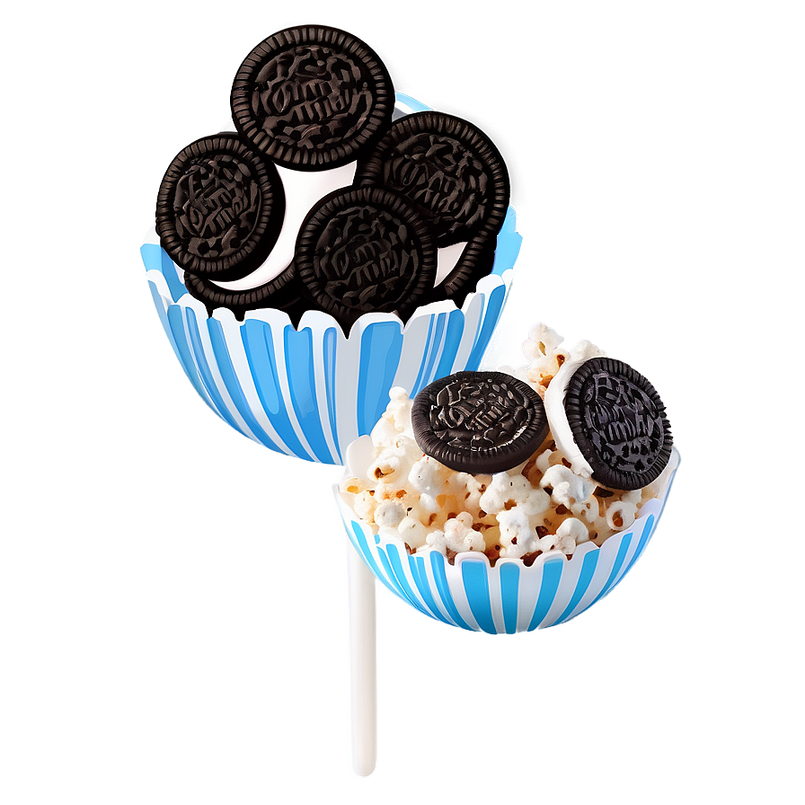 Oreo Cookie Popcorn Png Fqy PNG Image