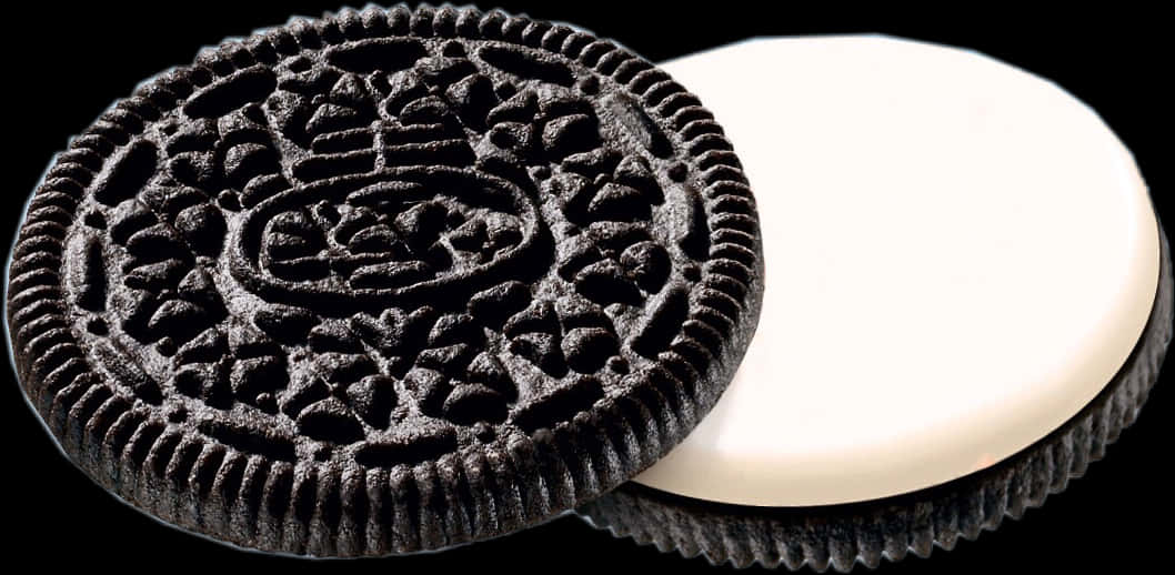 Oreo Cookie Split View PNG Image