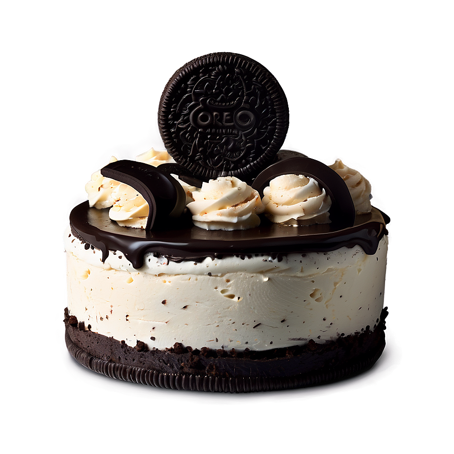 Oreo Ice Cream Cake Png Kfl PNG Image