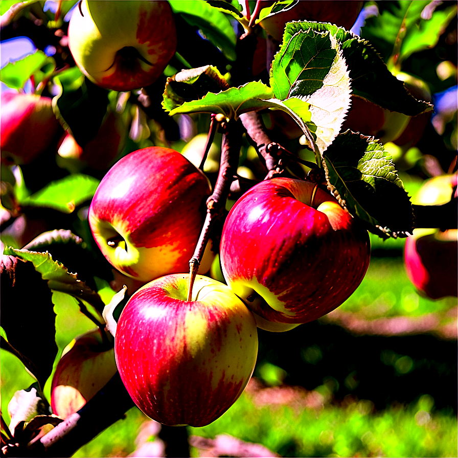 Organic Apple Orchard Png Ggq PNG Image