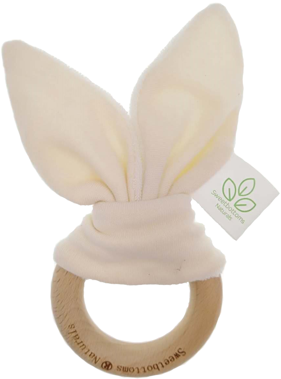 Organic Bunny Ears Teether PNG Image