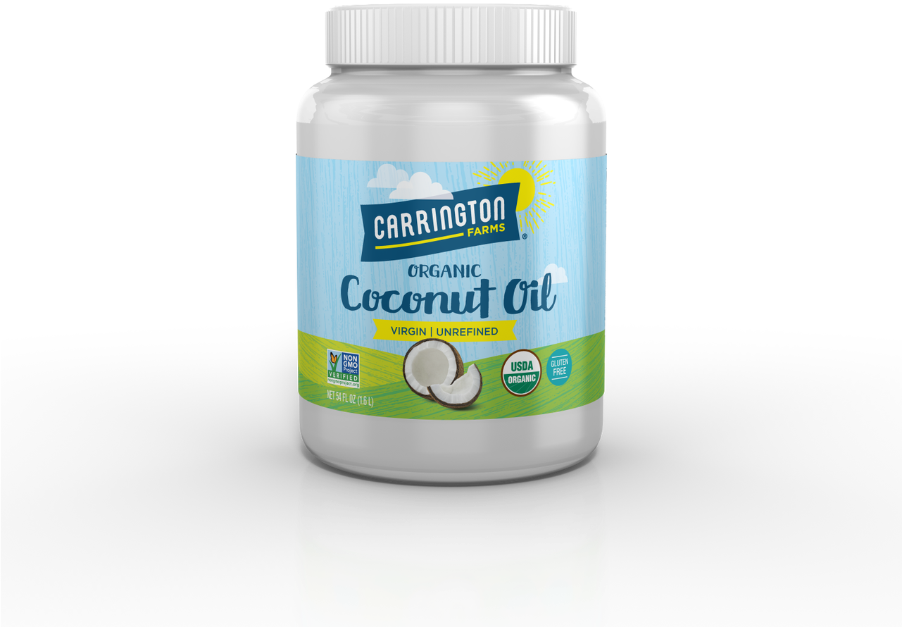 Organic Coconut Oil Product PNG Image