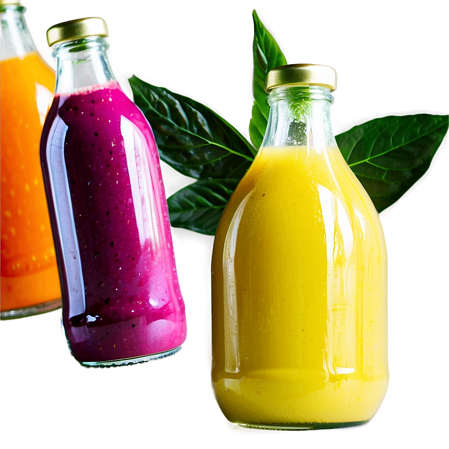 Organic Cold-pressed Juices Png Fhu PNG Image