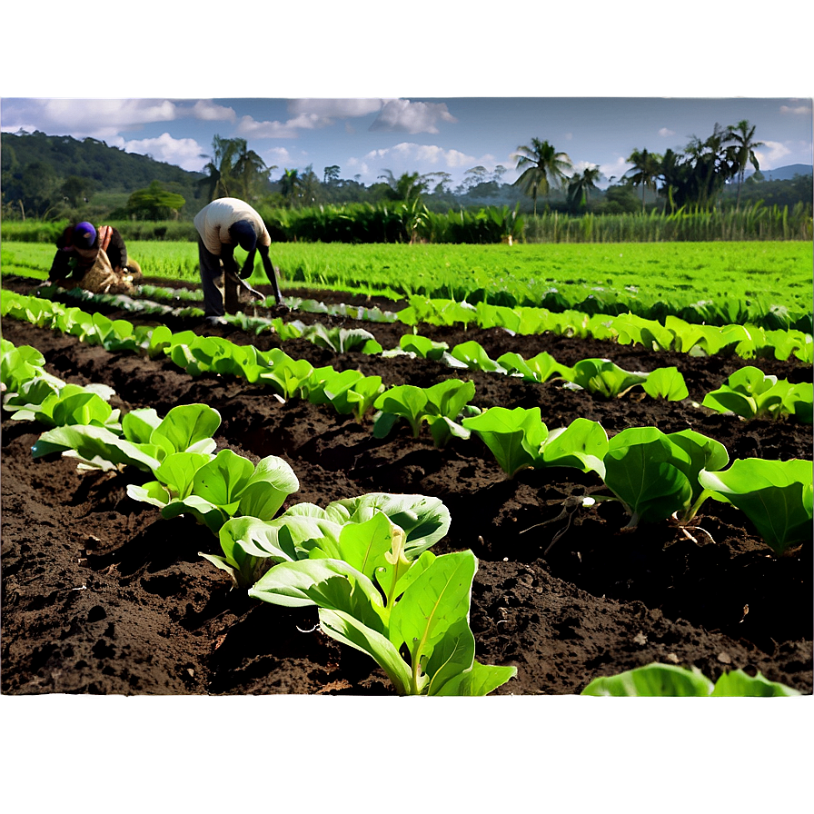 Organic Farming Field Png Lkr78 PNG Image