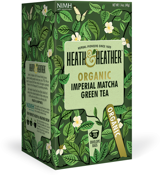 Organic Imperial Matcha Green Tea Package PNG Image