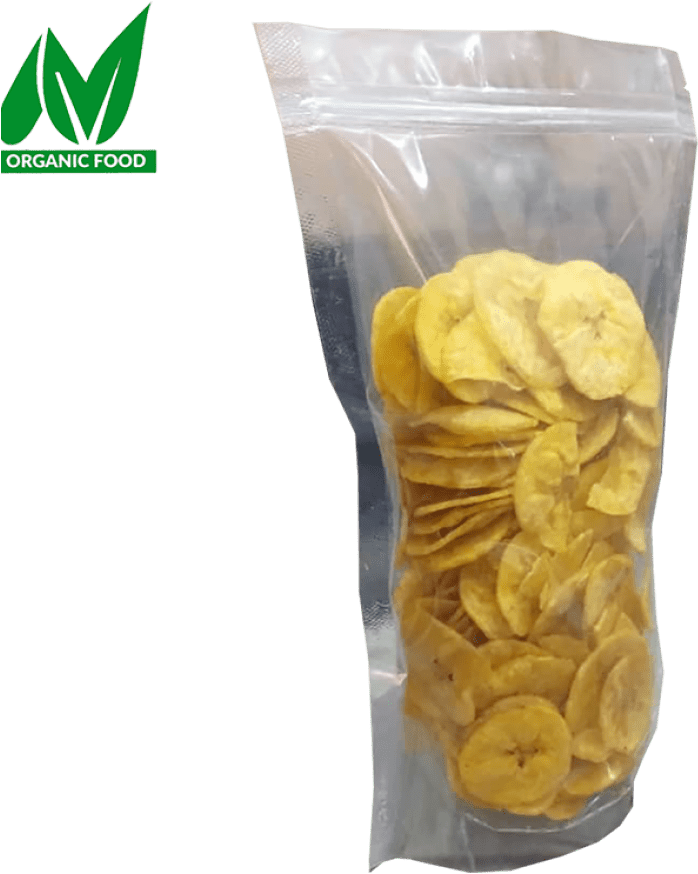 Organic Plantain Chips Packaging PNG Image