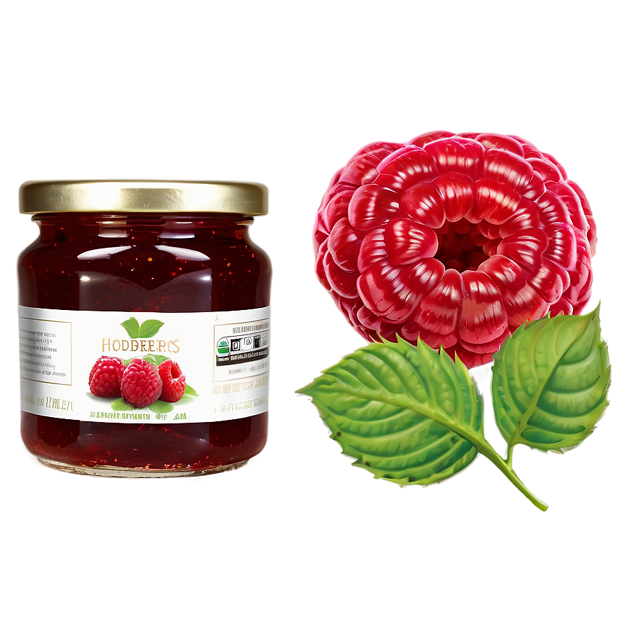 Organic Raspberry Jam Png Snd PNG Image