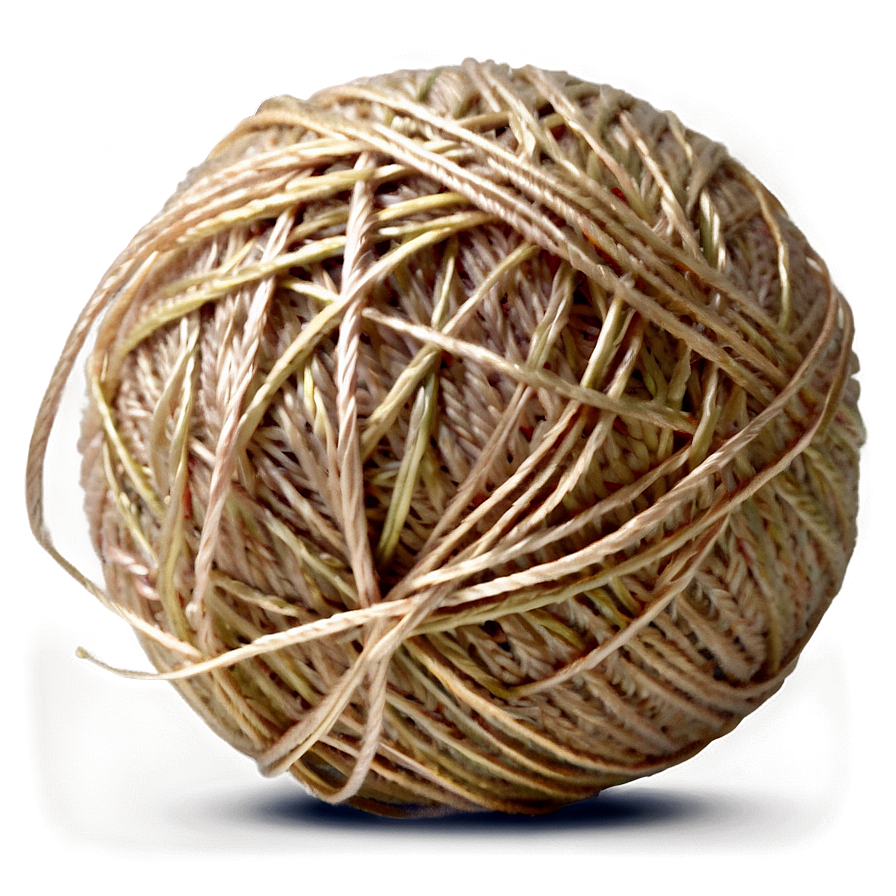 Organic Yarn Ball Png 06212024 PNG Image