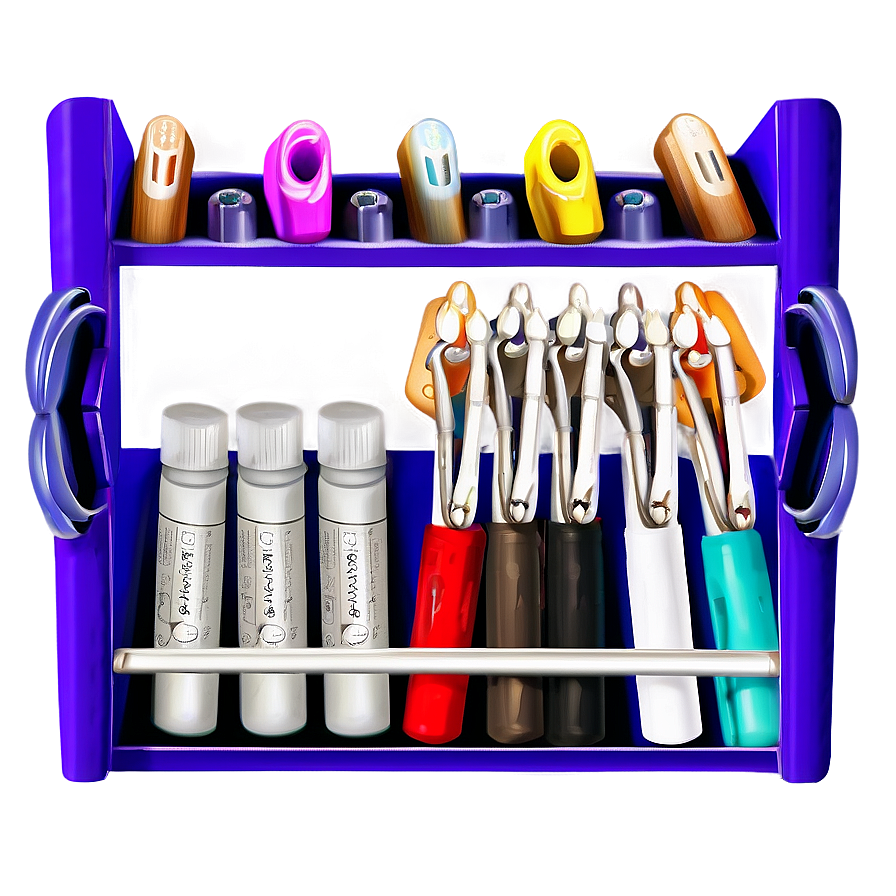 Organized Art Supplies Cabinet Png 99 PNG Image