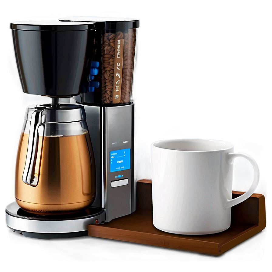 Organized Coffee Station Counter Png 18 PNG Image