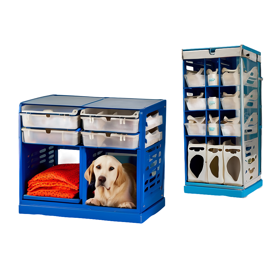 Organized Pet Supplies Corner Png Tcj PNG Image