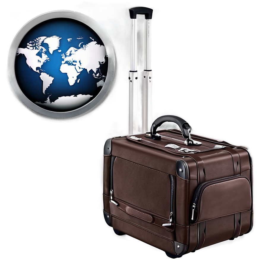 Organized Travel Suitcase Png Wcm5 PNG Image