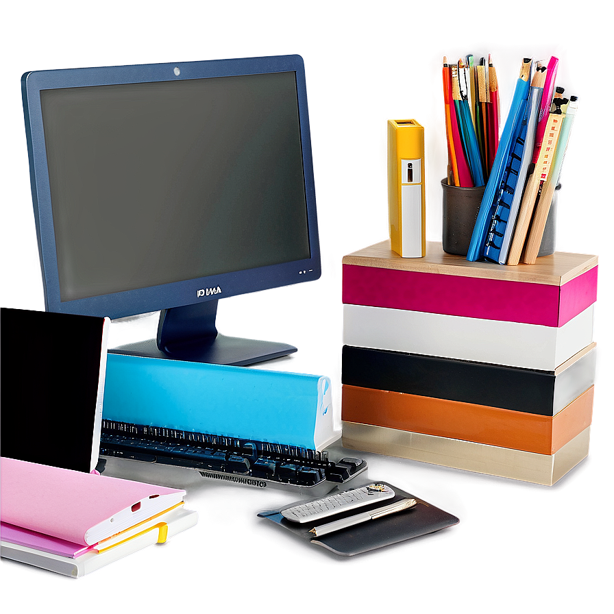 Organized Workspace Ideas Png 06212024 PNG Image