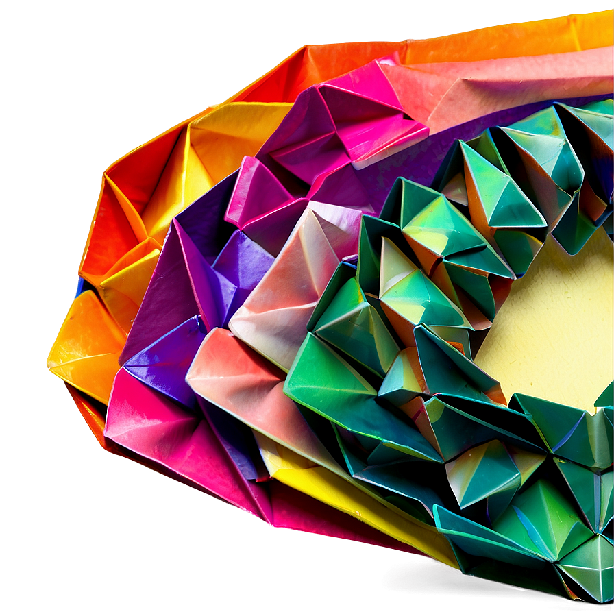 Origami D PNG Image