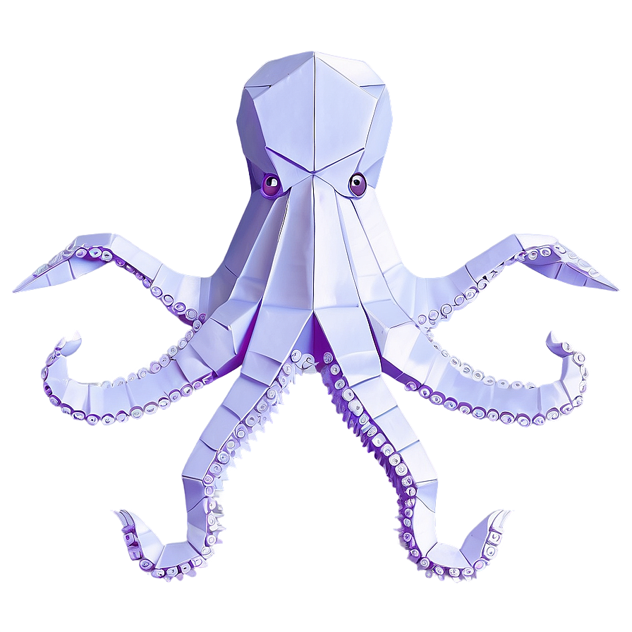 Origami Octopus Png Sse21 PNG Image