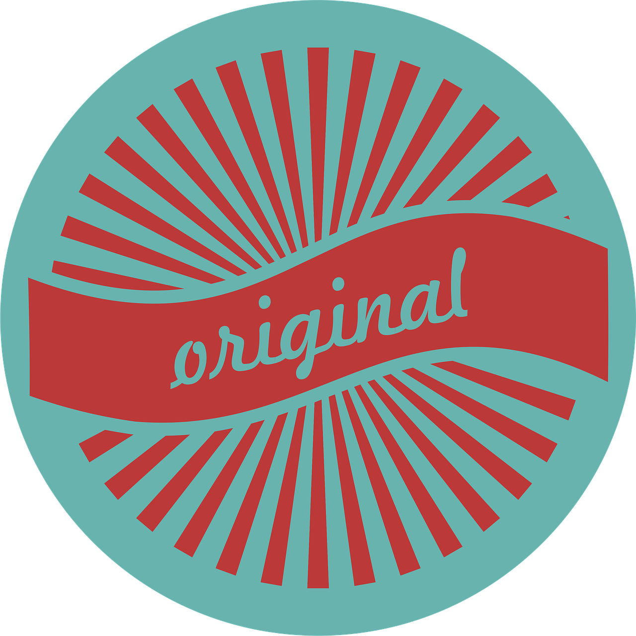 Original Retro Badge Design PNG Image