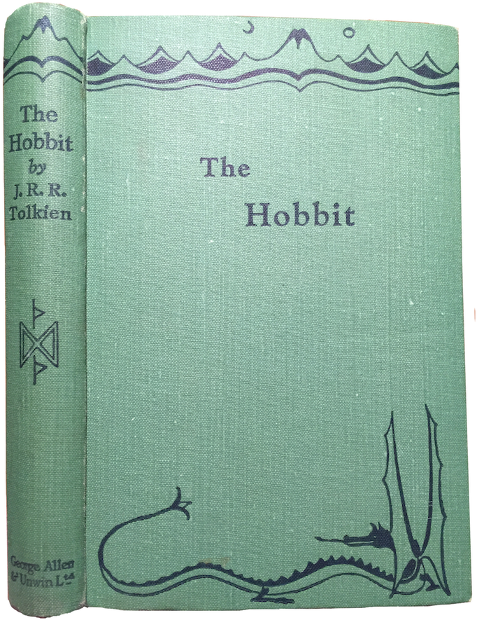 Original The Hobbit Book Cover PNG Image