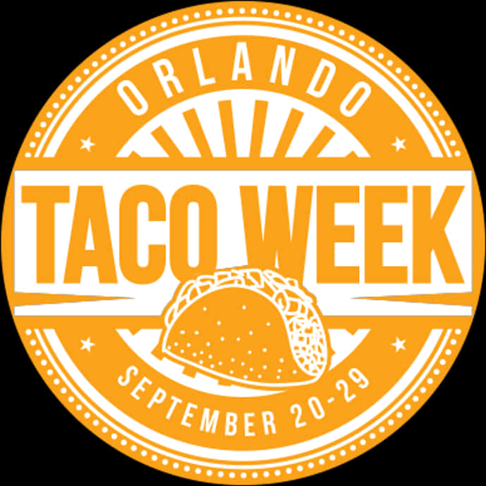 Orlando Taco Week Event Logo PNG Image