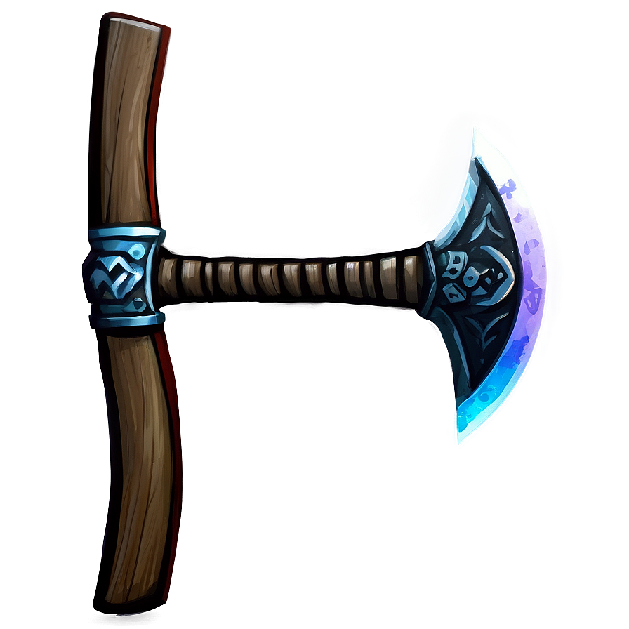 Ornamental Axe Setup Png 05252024 PNG Image