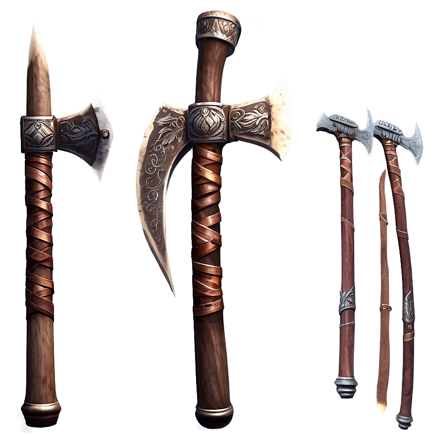 Ornamental Axe Setup Png 52 PNG Image