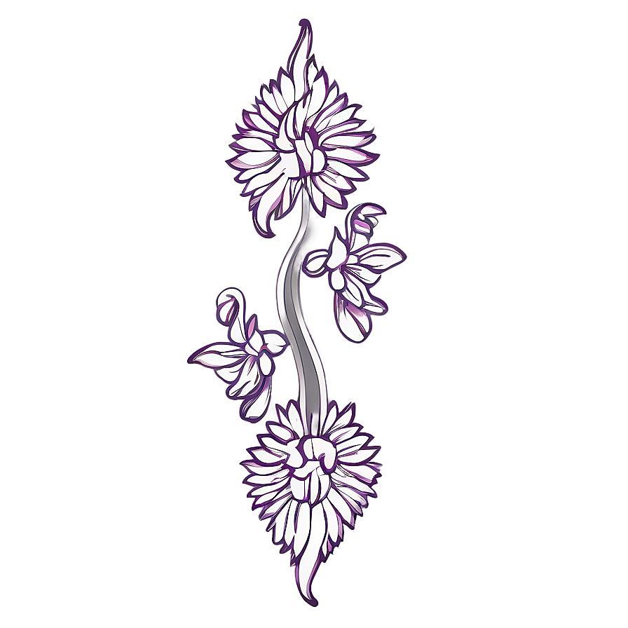 Ornamental Flower Drawing Png 06272024 PNG Image