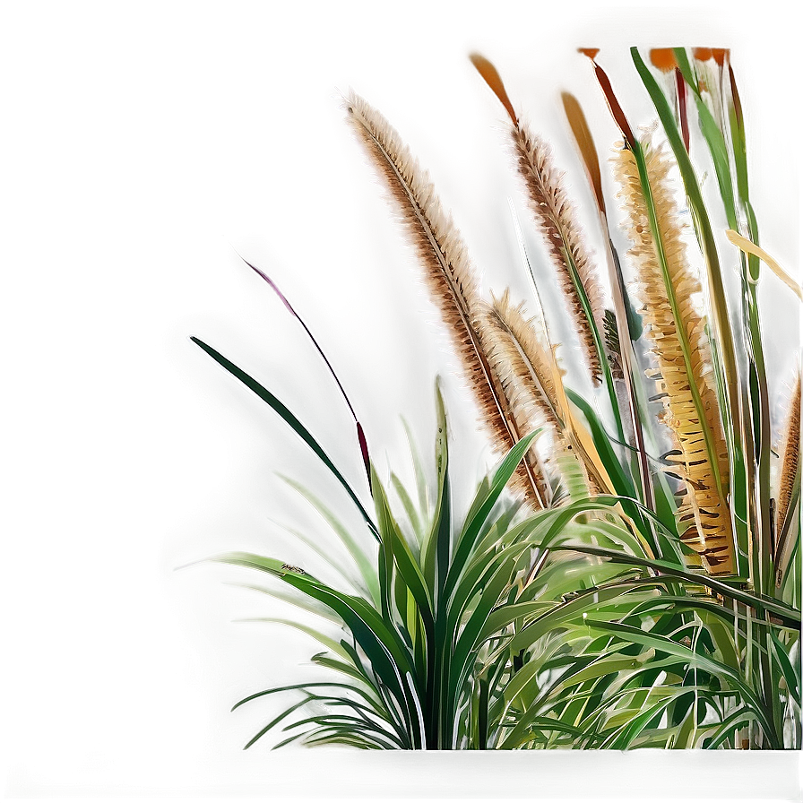 Ornamental Grass Border Png 06212024 PNG Image