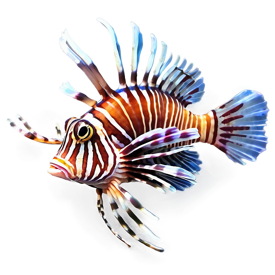 Ornamental Lionfish Png Wja PNG Image