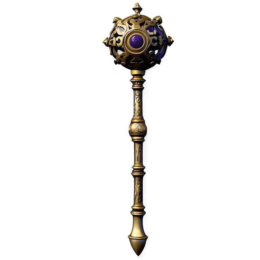 Ornate Ceremonial Mace Png Ecu84 PNG Image