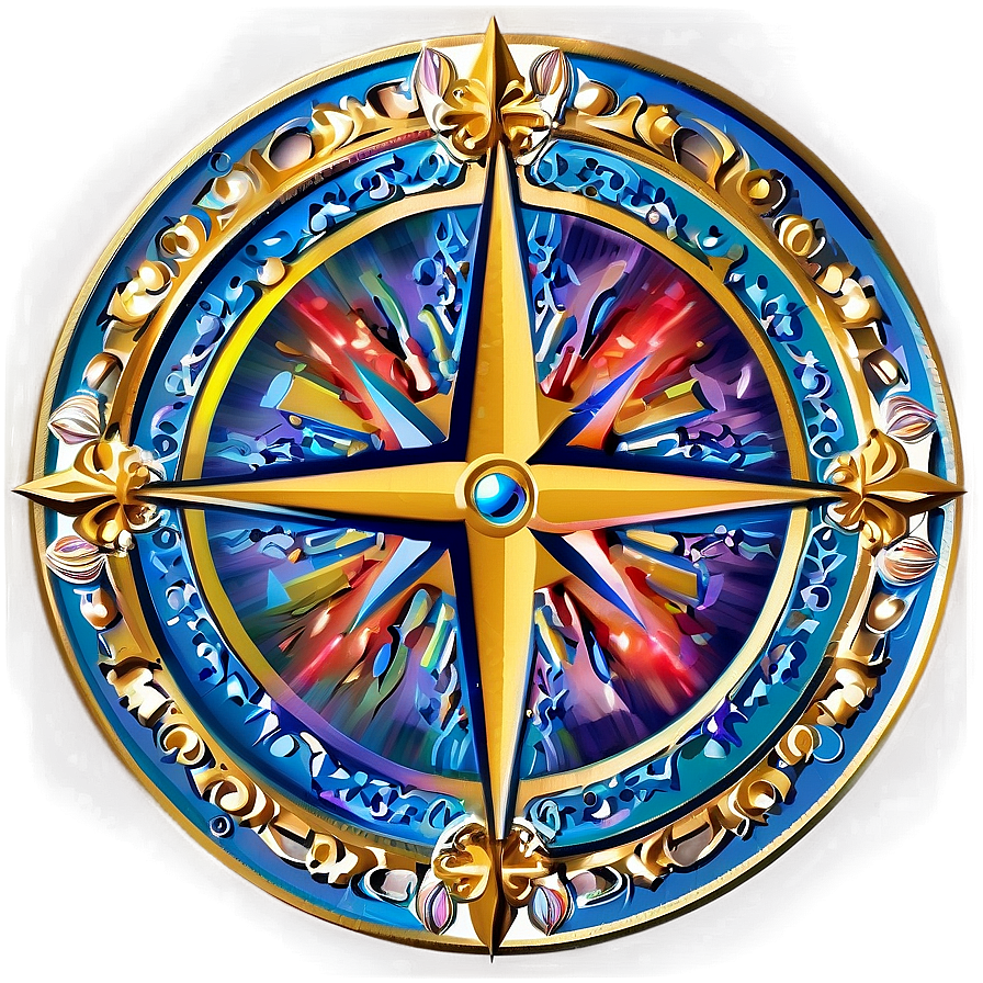 Ornate Compass Rose Png 05042024 PNG Image