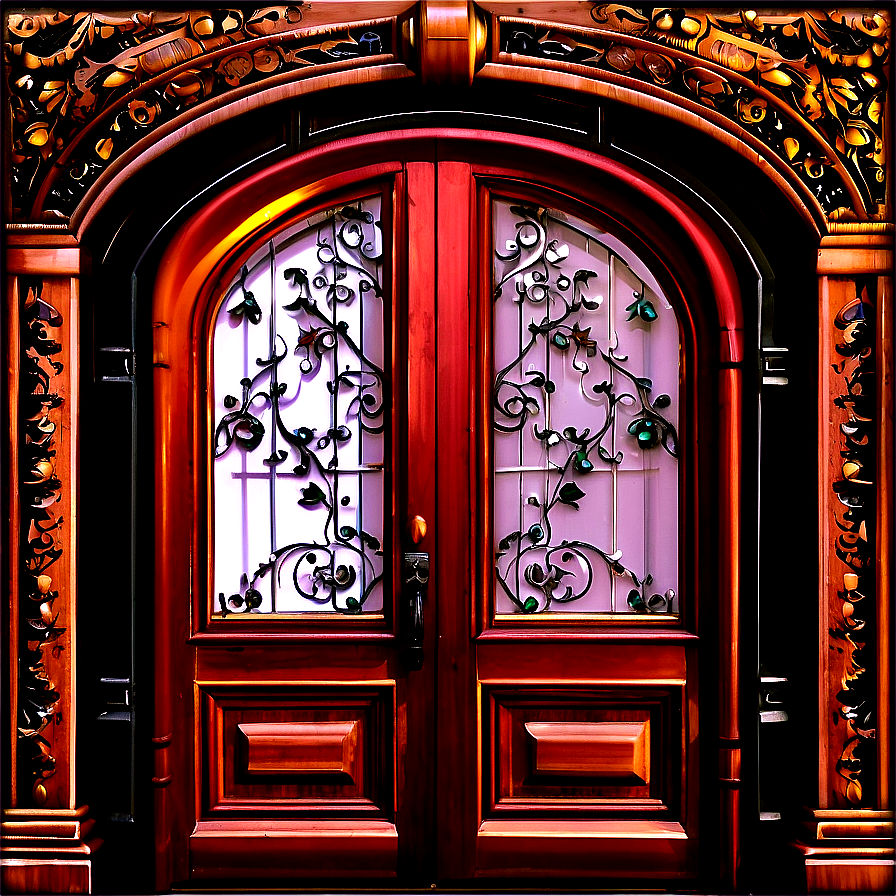 Ornate Double Door Png Suk78 PNG Image