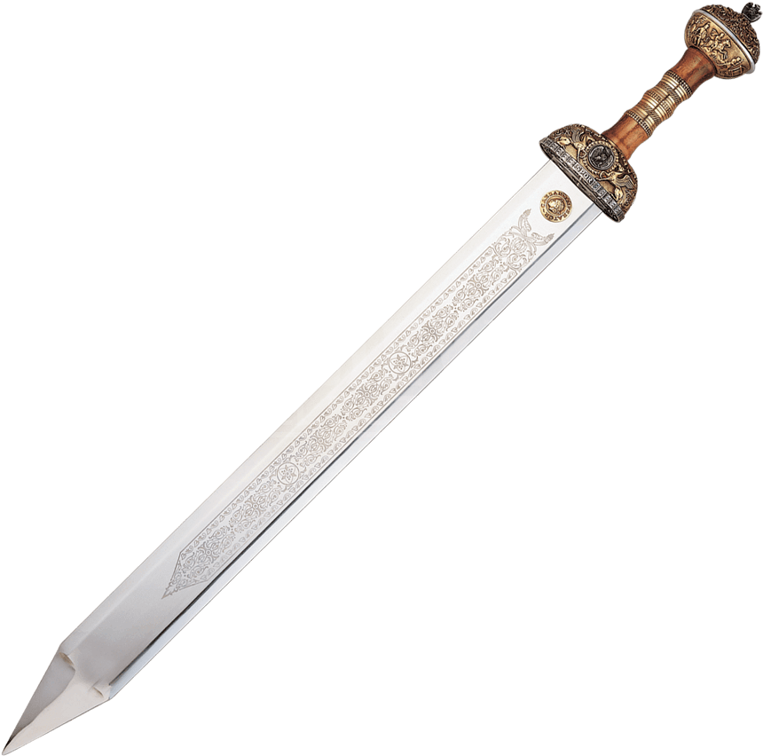 Ornate Medieval Sword Collectible PNG Image