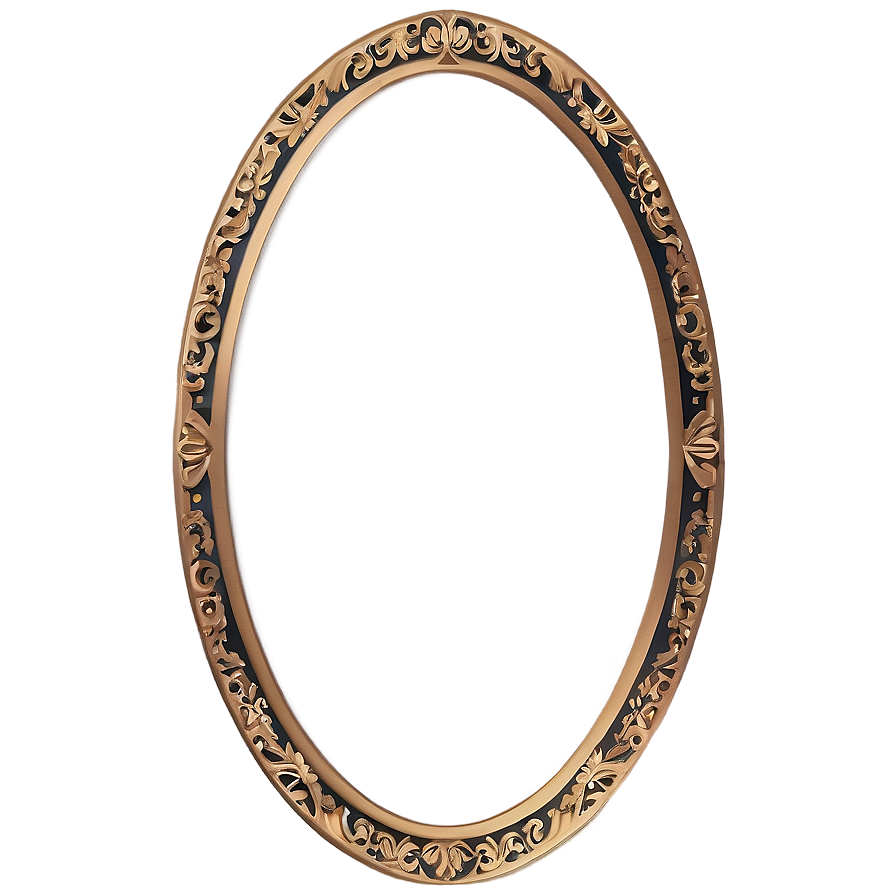 Ornate Oval Border Png Enh PNG Image