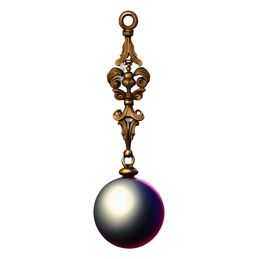 Ornate Pendulum Png 06252024 PNG Image