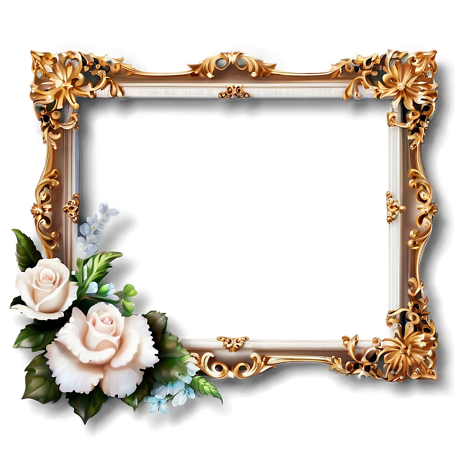 Ornate Wedding Frame Png 06262024 PNG Image