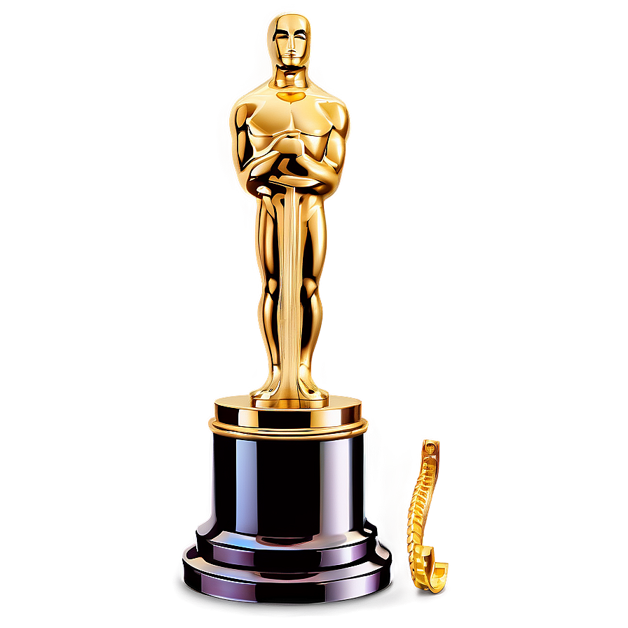 Oscar Award On Pedestal Png 44 PNG Image