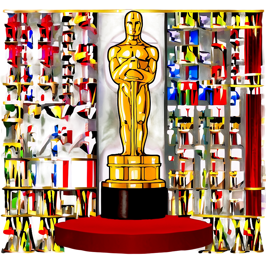 Oscar Winner's Stage Png Txi PNG Image