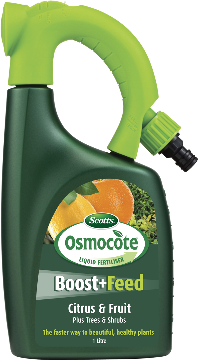 Osmocote Citrus Fruit Liquid Fertilizer Bottle PNG Image