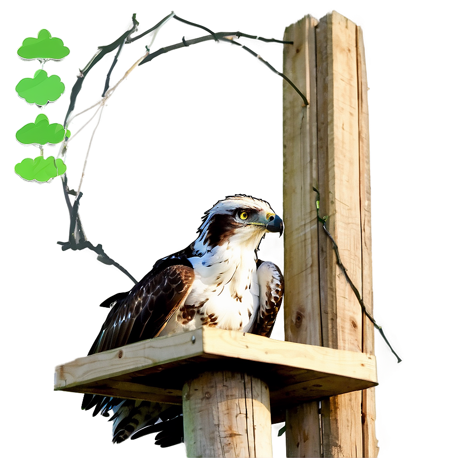 Osprey Nest On Pole Png Vkq53 PNG Image