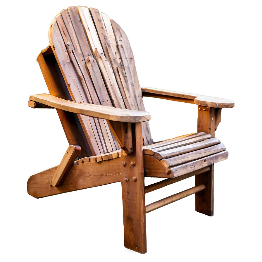 Outdoor Adirondack Chair Png Uwk PNG Image