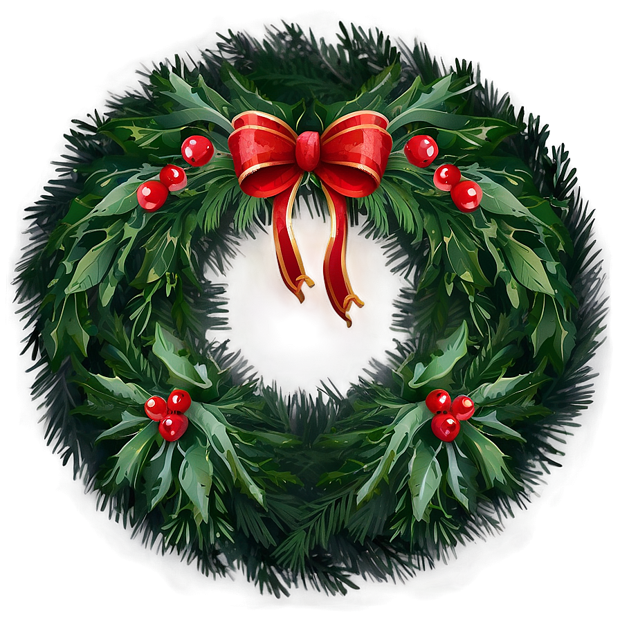 Outdoor Christmas Wreath Png 59 PNG Image