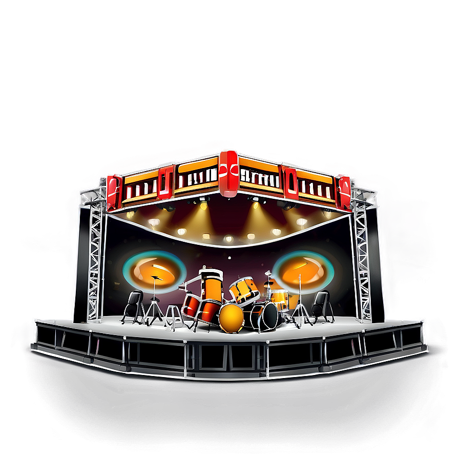 Outdoor Concert Stage View Png Uks36 PNG Image