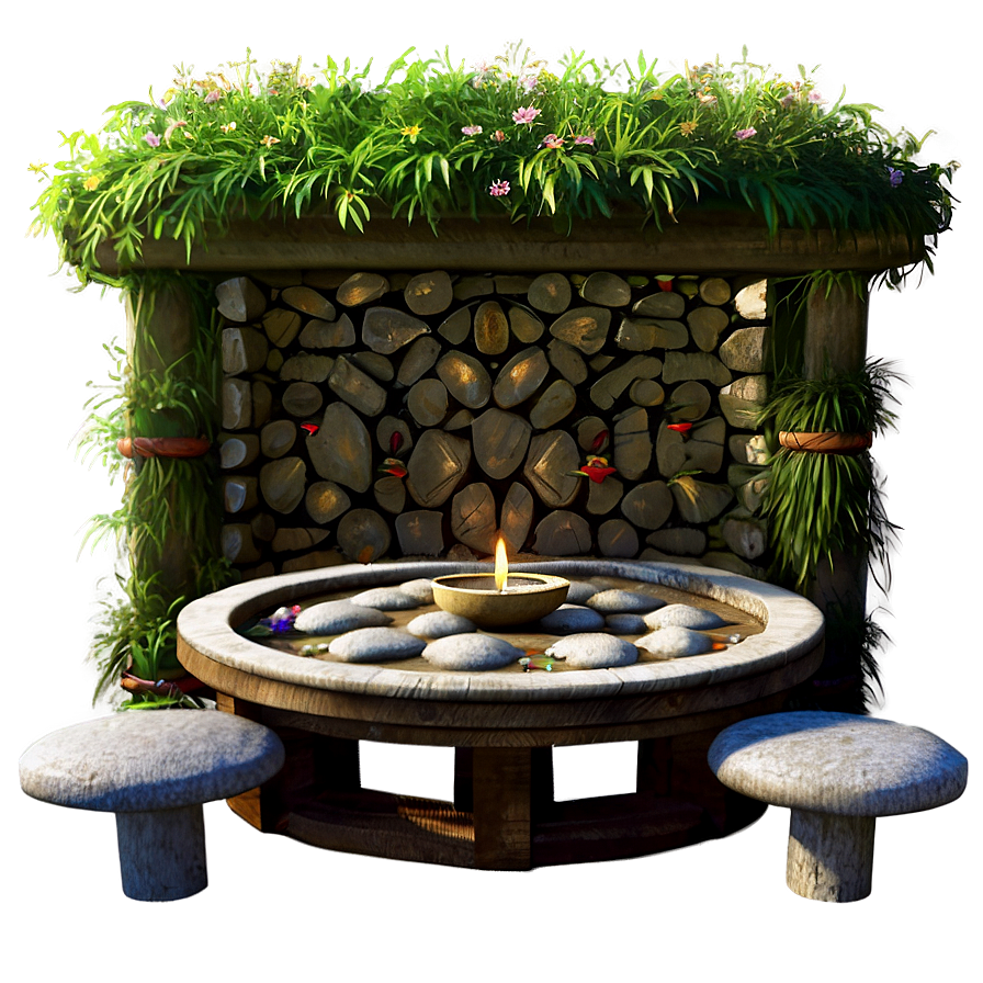 Outdoor Garden Altar Png 25 PNG Image