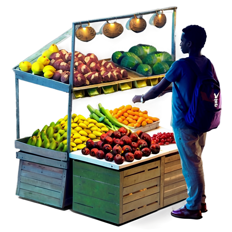 Outdoor Market Scene Png 70 PNG Image