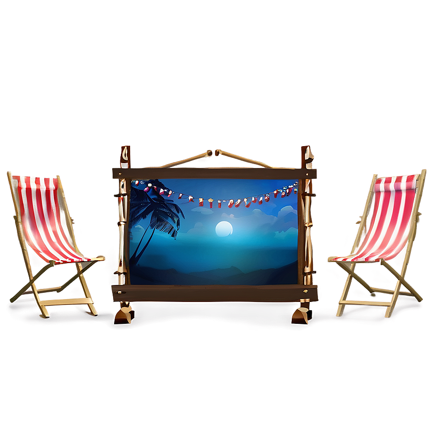 Outdoor Summer Cinema Png 96 PNG Image