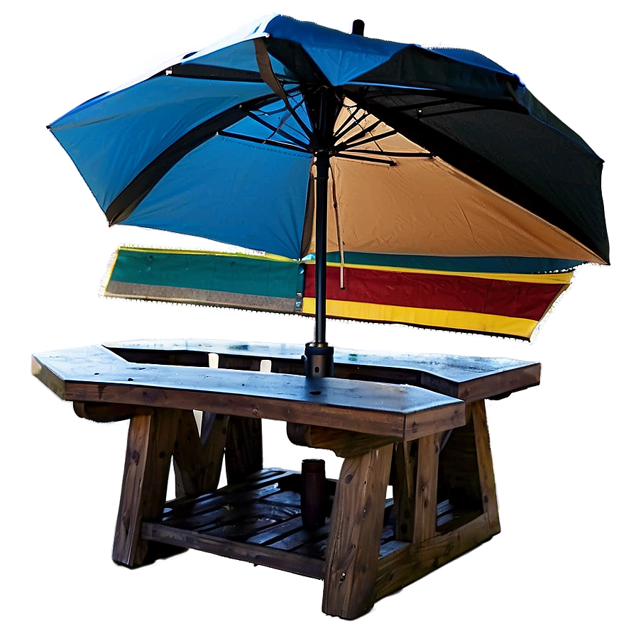 Outdoor Table With Umbrella Hole Png Lbg PNG Image