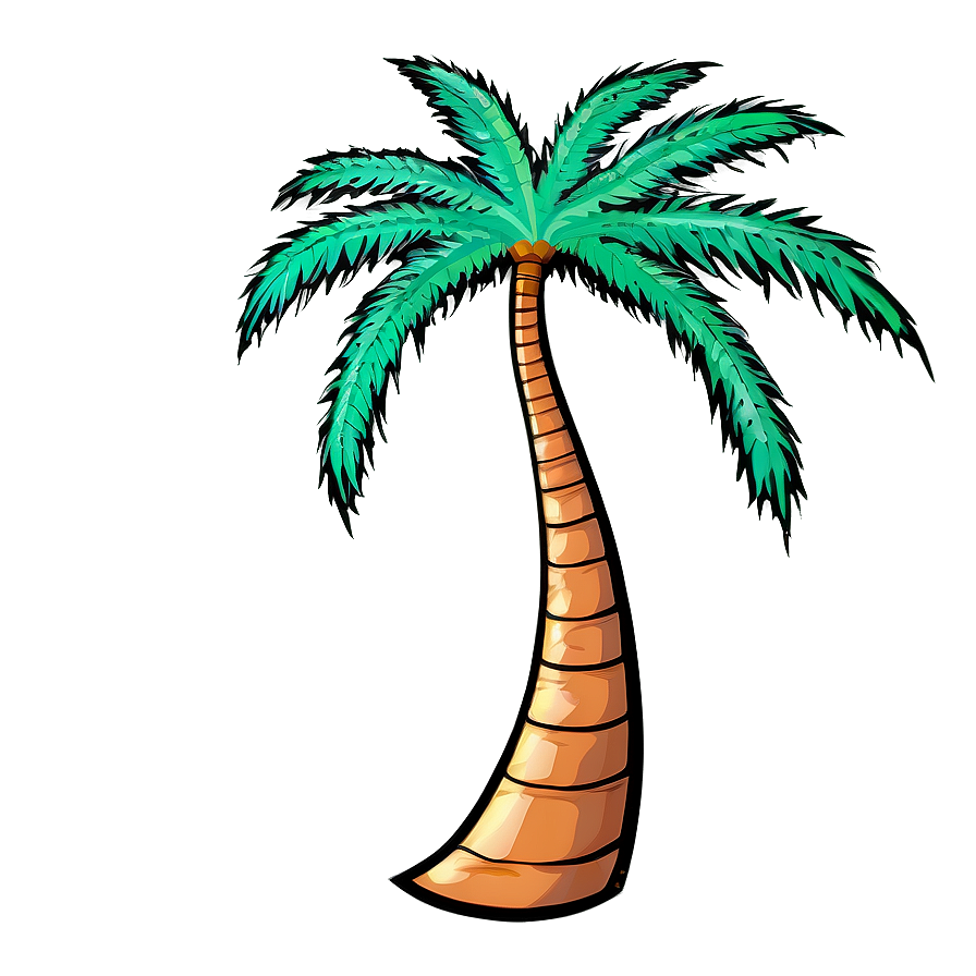 Outline Of Palm Trees Png 05042024 PNG Image