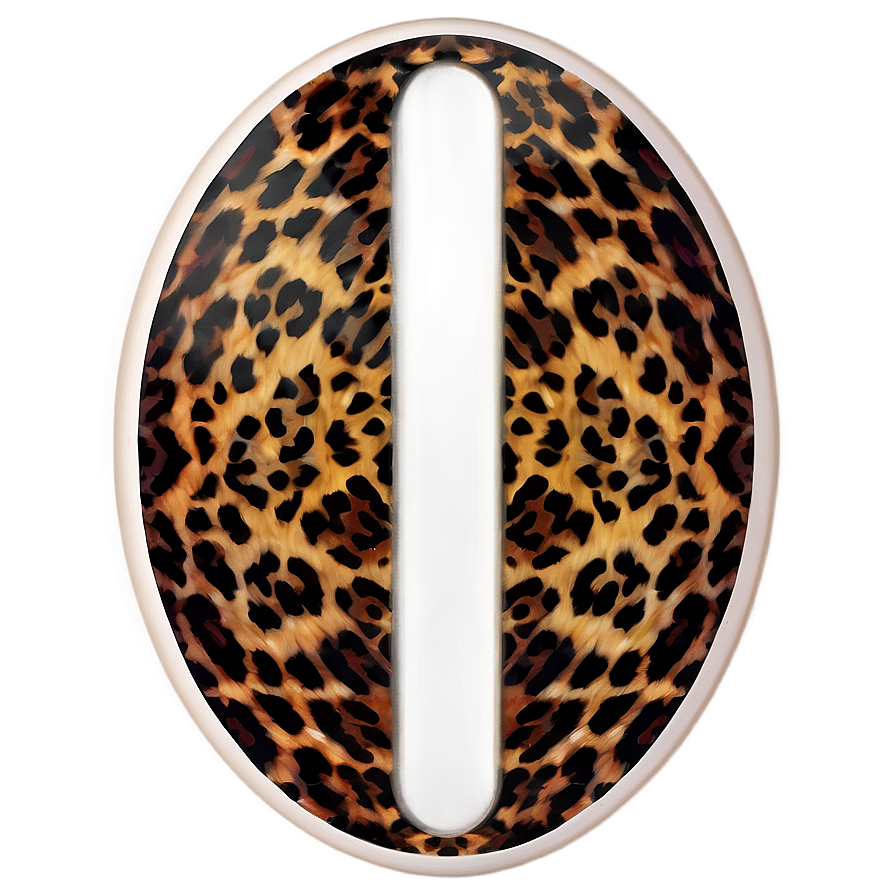 Oval Animal Print Png Nov57 PNG Image