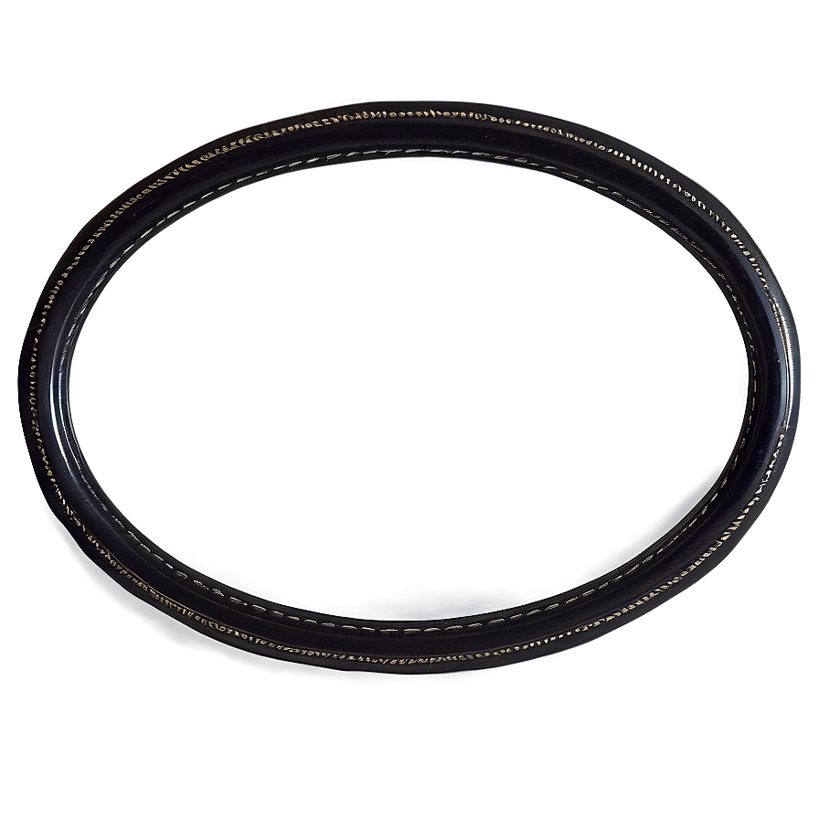 Oval Black Frame Png 05252024 PNG Image